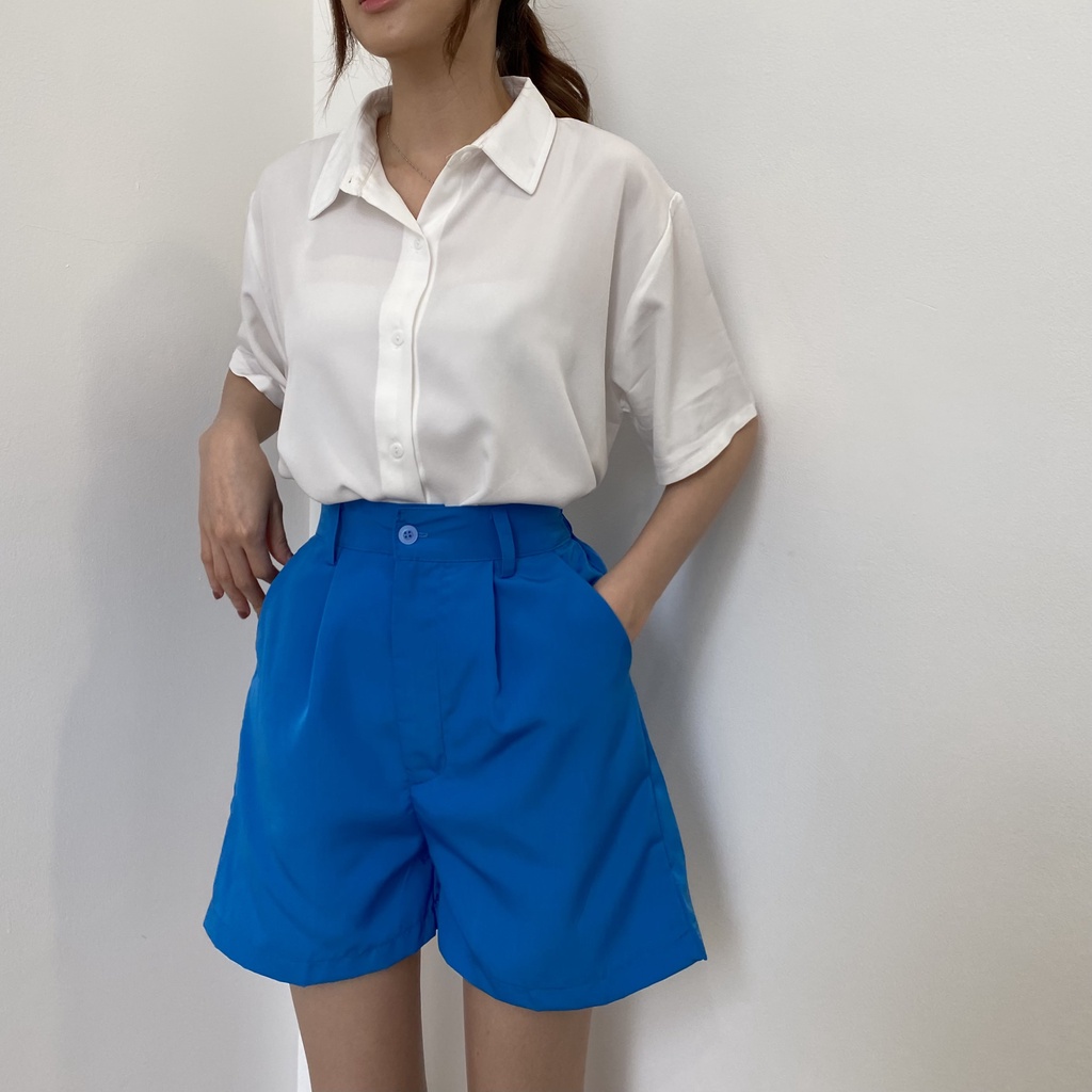 Beige Studio - North Pants | Bawahan Celana Pendek High Waist Wanita