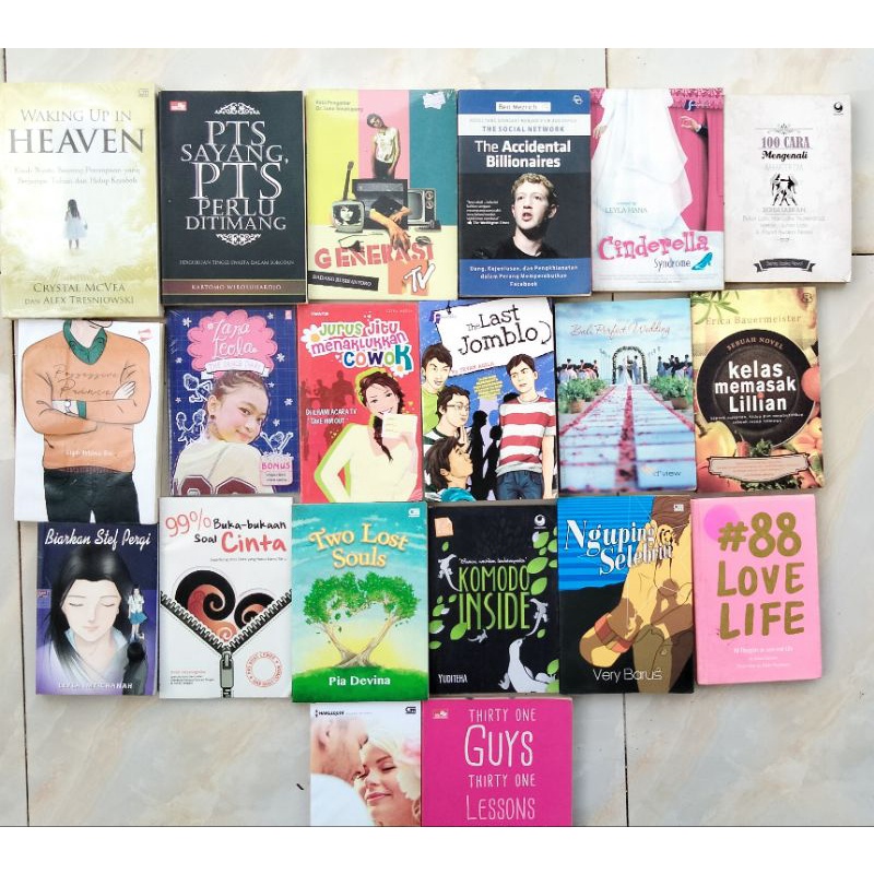 OBRAL BUKU | NOVEL | NOVEL REMAJA | CUCI GUDANG 4