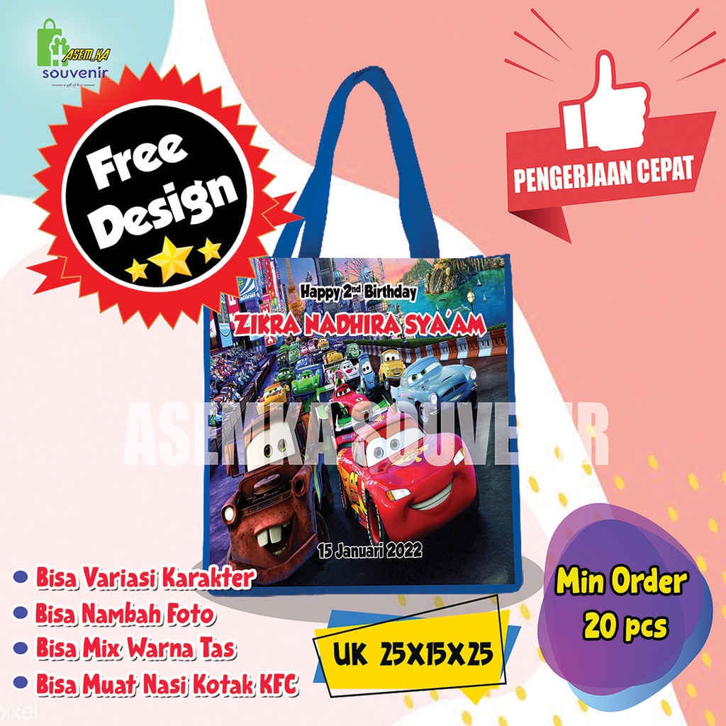 

TERMURAH GOODIE BAG ULTAH CUTOM UK P25 x L15 x T25