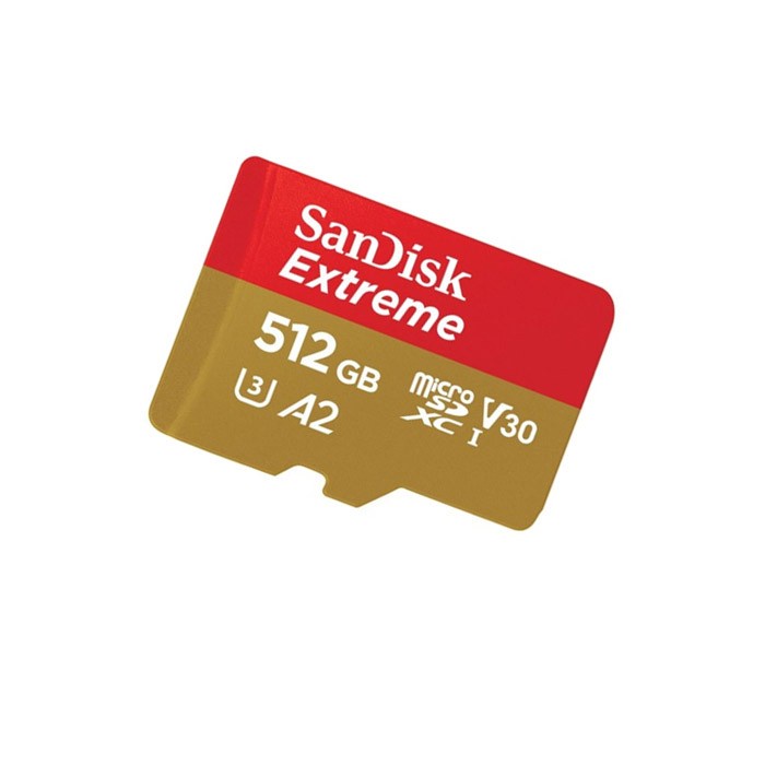 Sandisk MicroSDXC Extreme 512GB U3 A2 4K V30 - SDSQXAV-512G