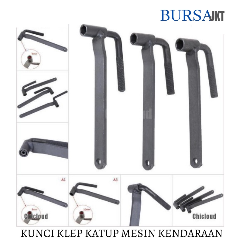 KUNCI SETELAN KLEP MOTOR  8 - 10 MM WRENCH VALVE SET