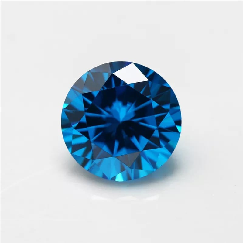 Permata Sirkon Cubic zirconia Blue Nano Sapphire  Tabur 1000 Butir Grade AAA
