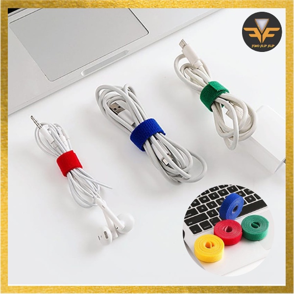 Strap Perekat Pengikat Kabel Organizer Tali Cable Pengikat Tie Organizer Praktis Serbaguna TERMURAH TERLARIS