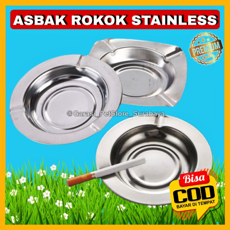 GPSS- Asbak Rokok Stainless Steel Asbak Rokok Kotak Asbak Rokok Bulat Asbak Rokok Mobil Asbak Warung Asbak Cafe Asbak Warkop Asbak Rokok Warung Kopi Asbak Rokok Cafe Asbak Rokok Unik