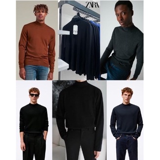 ZARA MOCK NECK SWEATER