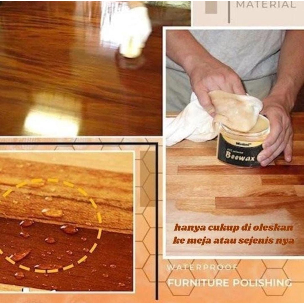 BELLA - BEEWAX PENGKILAP FURNITUR/ KAYU PALING BAGUS DAN TAHAN LAMA