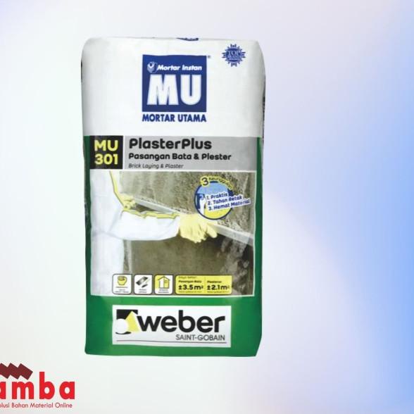 MORTAR UTAMA 301 PLESTER & PASANG BATA 40 KG/ MU 301 PLESTERAN