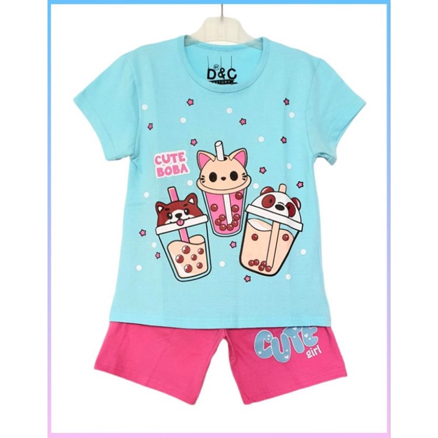 Baju anak perempuan setelan anak perempuan kaos anak perempuan grosir baju anak pusat baju anak D&C 