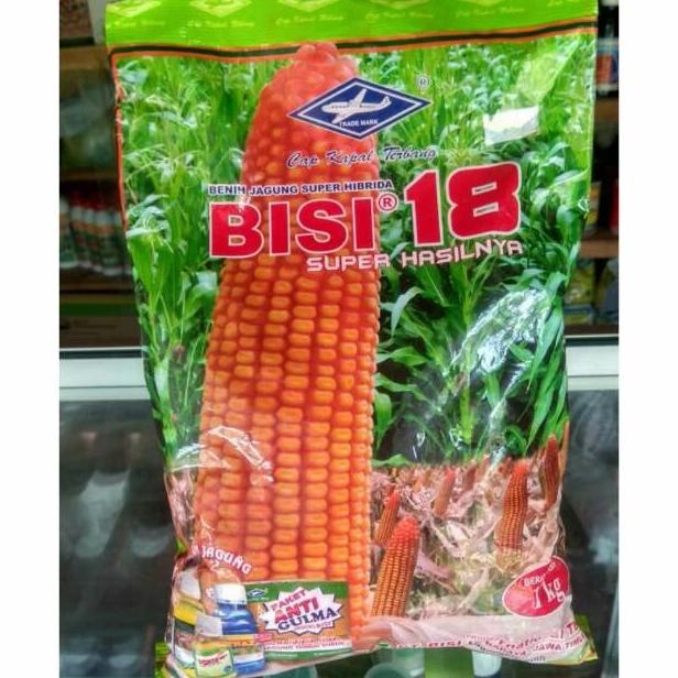 Benih Jagung Hibrida BISI 18 kemasan 1kg / bibit jagung Bisi 18