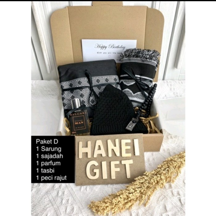 

(COD) HAMPERS KADO GIFT ULANG TAHUN PRIA COWOK SHOLAT MUSLIM WISUDA - D