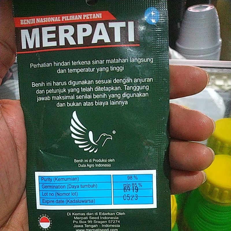 Benih Cabe Besar Hibrida MAXI F1 Ori Merpati Seed isi 50 Biji
