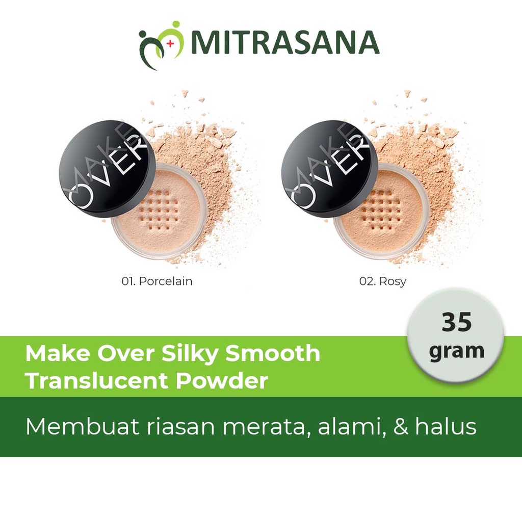 MAKE OVER Silky Smooth Translucent Powder 35 g - All Variant