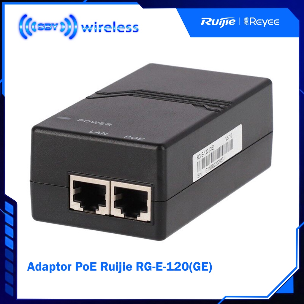 Adaptor PoE Ruijie RG-E-120(GE) Untuk RG-AP720-L / RG-AP710