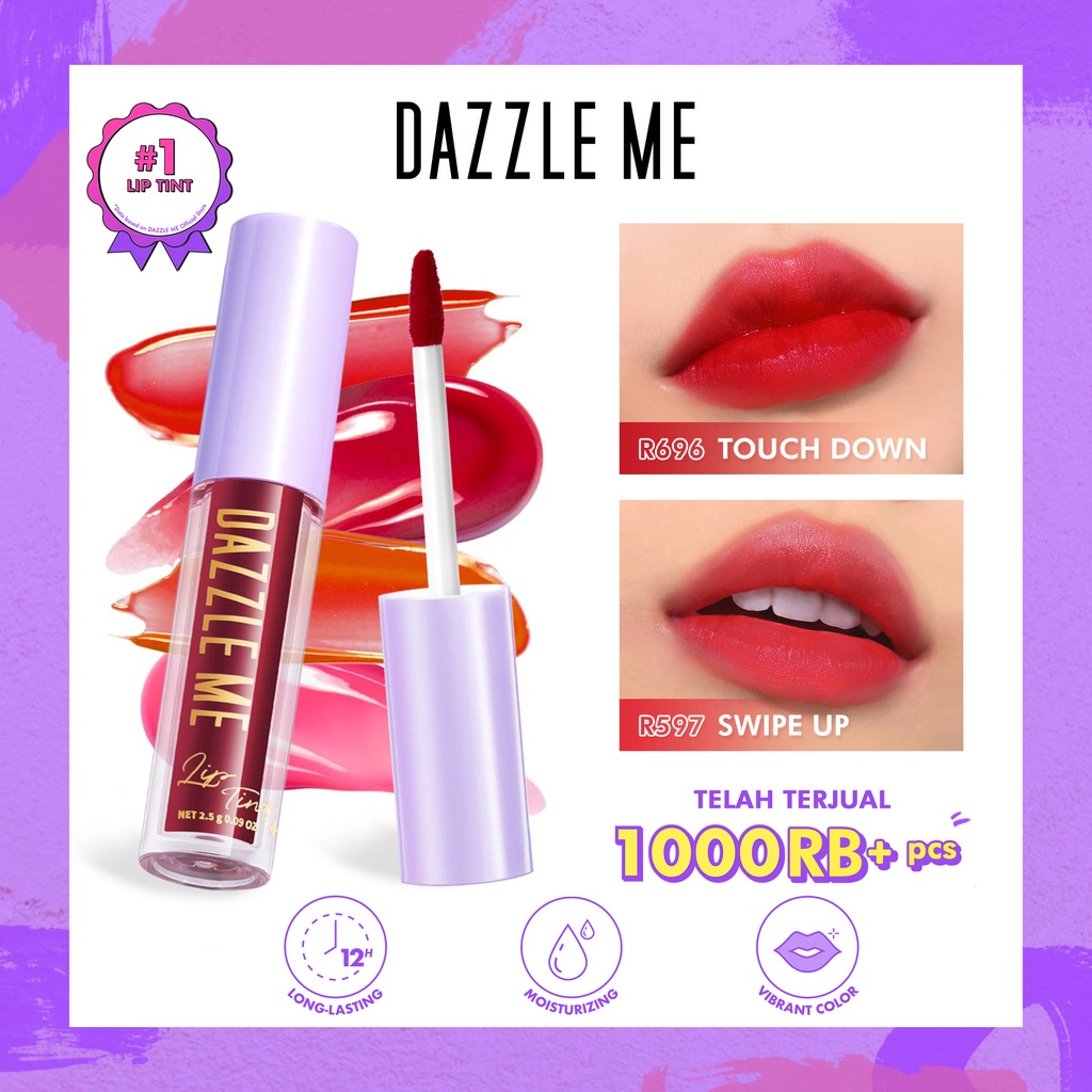 DAZZLE ME INK-LICIOUS LIP TINT BPOM | MATTEORABLE LONG LASTING LIPTINT HYPER MOISTURIZING LIP SATIN