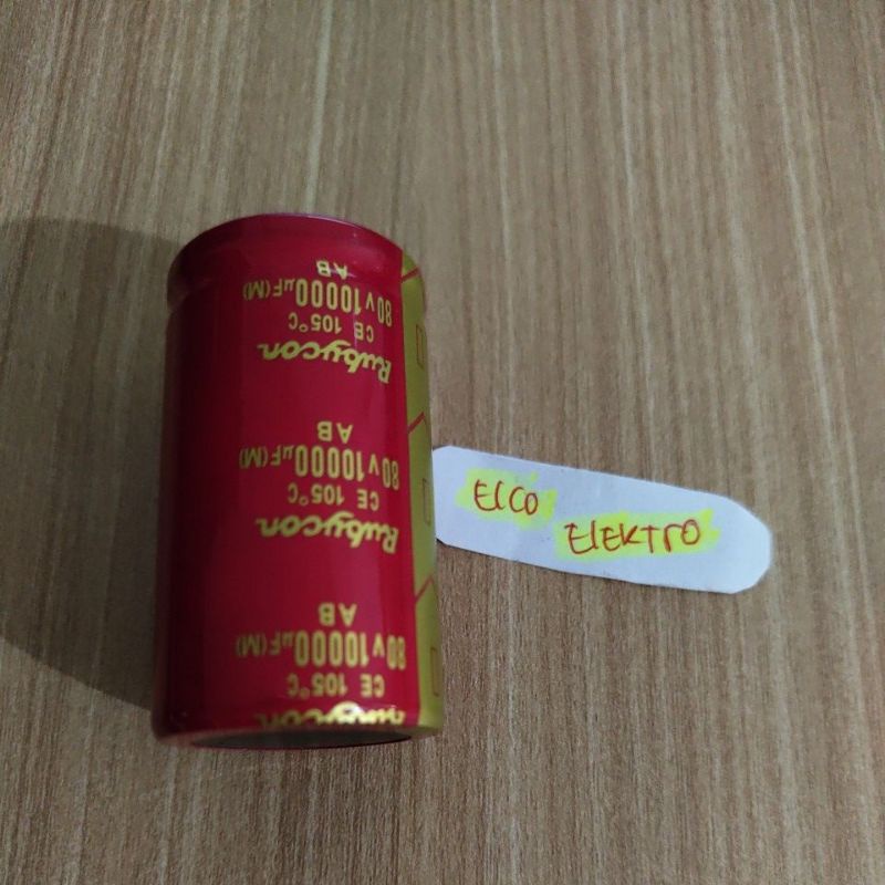 Elco 10000uf 80V Rubycon Red AB ORG 2