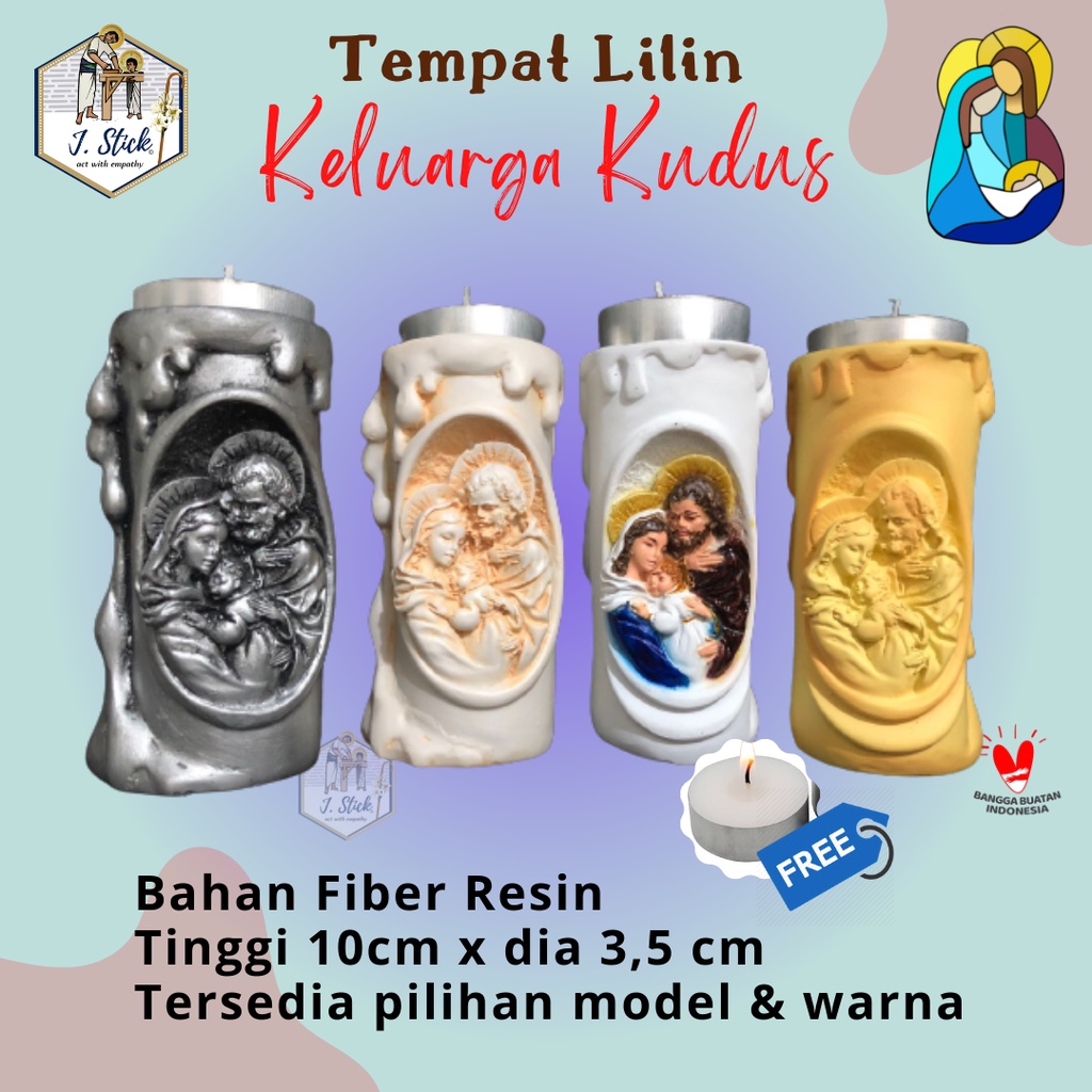 TEMPAT LILIN TABUNG ,  Design KELUARGA KUDUS