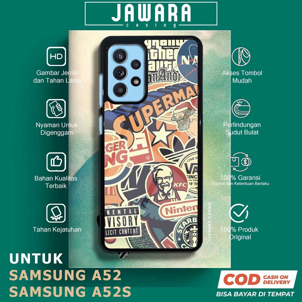 Case Samsung A52 A52S Casing Samsung A52 A52S Jawara Casing [GRFY] Case Glossy Case Aesthetic Custom