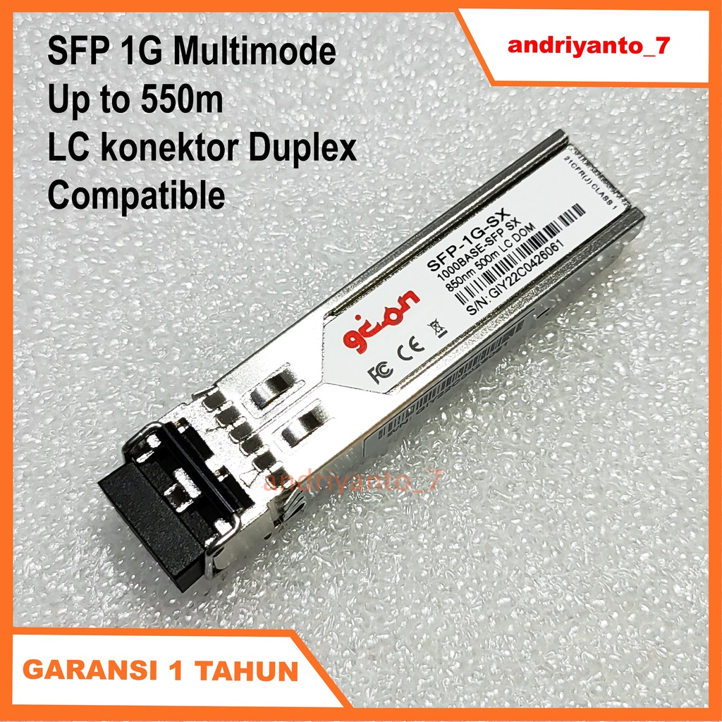 SFP 1G 550m Multimode Compatible Cisco Meraki MA-SFP-1GB-SX
