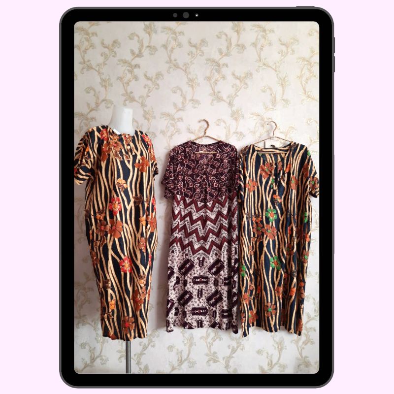 Daster Batik Busui/Daster Batik Pekalongan / Daster Batik Luwes/ Daster jumbo / Daster Kekinian