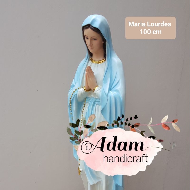 Patung Maria Lourdes 100 cm - patung maria - patung gereja