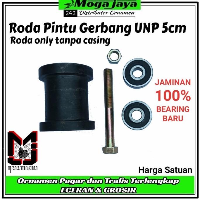 Roda Unp 5Cm Bearing Baru Roda Pintu Gerbang