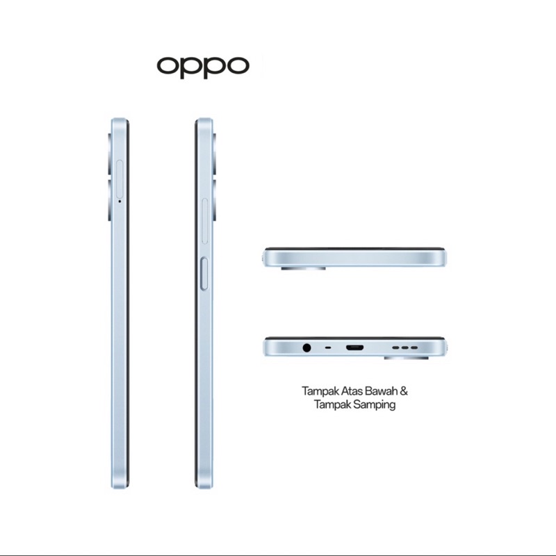 Oppo A17 [4GB+64GB] Helio G35 | 6.56&quot; IPS LCD | 50MP Dual Camera | Garansi Resmi Oppo 1 Tahun