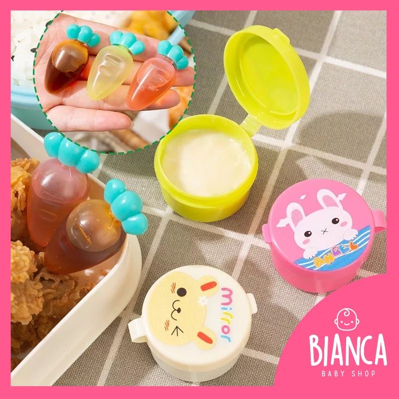 BIANCA - Wadah Saus / Tempat Saus Tomat Sambal Untuk Bekal Anak Sekolah