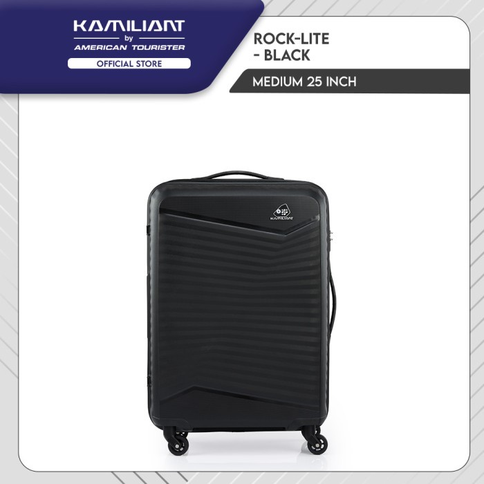 Kamiliant by American Tourister Rock Lite Medium 25 inch - Black