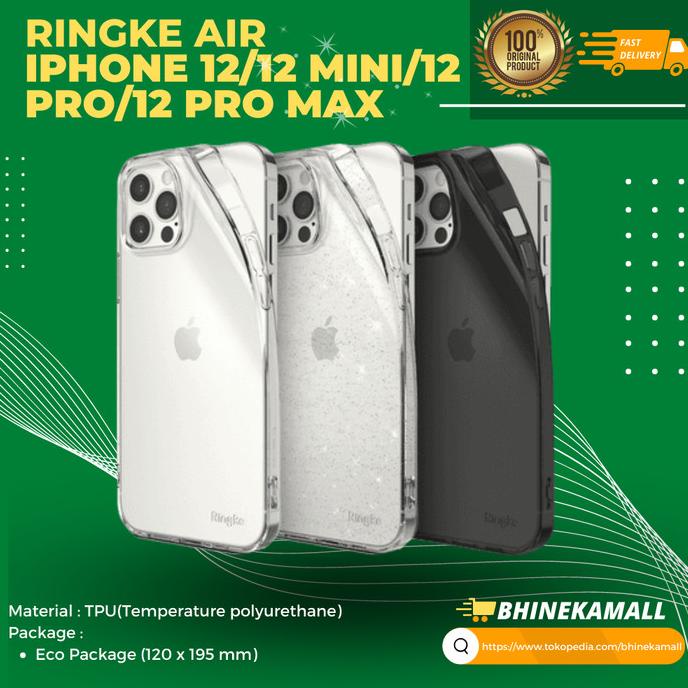 Softcase Ringke Fusion Air Iphone 12/12 Mini/12 Pro/12 Pro Max Ori