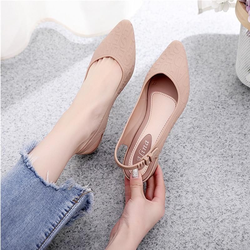 Sepatu fashion Wanita Heels Jelly Alina import High Quality RF