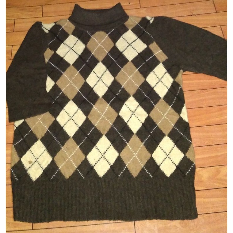 turtleneck rajut ketupat