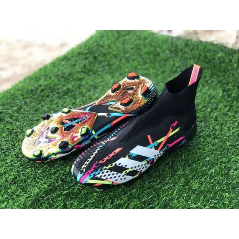 SEPATU BOLA ADIDAS PREDATOR MUTATOR 20+ BLACK ARTS FG-SEPATU BOLA ADIDAS-SOCCER