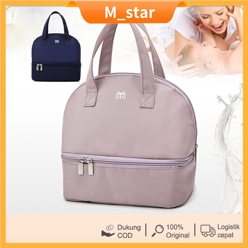tas bayi multifungsi kecil/Cooler Bag ASI/diapers bag/Tas Penyimpanan ASI tahan air