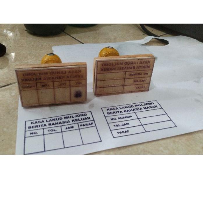 

ㄾ Custom Stempel Kayu Persegi Panjang て