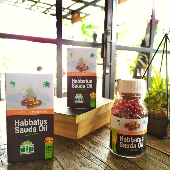 Kapsul Minyak Habbatussauda Oil Black Seed isi 200 HIU - Jinten Hitam