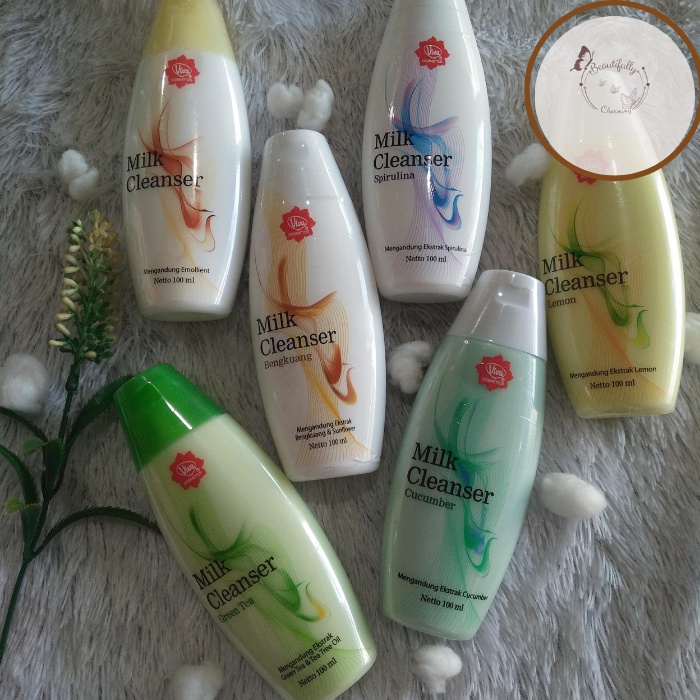 VIVA MILK CLEANSER 100ml/milk cleanser penghilang jerawat/SUSU PEMBERSIH/perawatan kulit berjerawat/