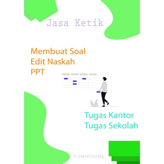 jasa ketik word, Excel & PPT