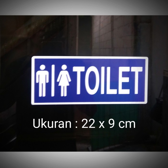 

Id Tag Sign Toilet Logo Pria Wanita / Sign Board Acrylic