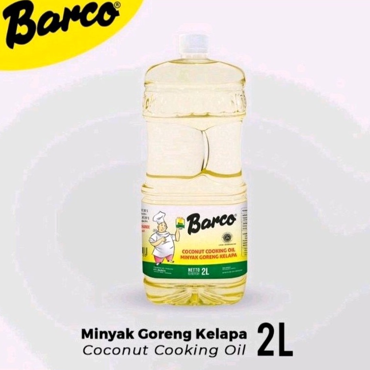 

BARCO MINYAK GORENG KELAPA 2 LITER BOTOL COCONUT COOKING OIL 2L