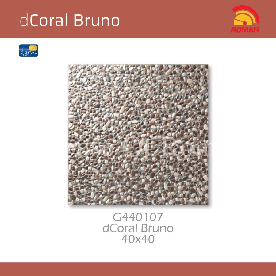 ROMAN KERAMIK DCORAL BRUNO 40X40 G440107 ROMAN HOUSE OF ROMAN