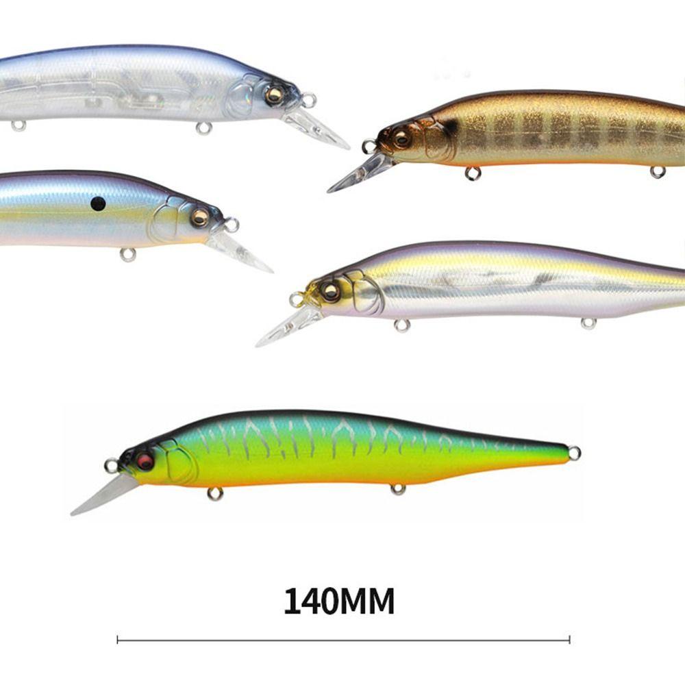 Preva Pencil Minnow Baits 140MM/40G Crankbaits Outdoor Umpan Ikan Kecil Yang Bermanfaat