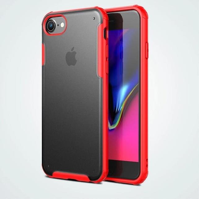 Case iPhone SE 2 2020 Fuze Frosted Anti Crack Baby Skin Casing - Hitam