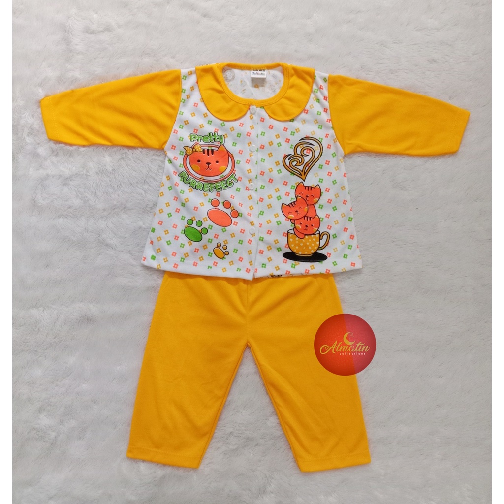 Setelan Baju Bayi Setelan Piyama Bayi Lengan Panjang / Piyama Bayi / Kaos Harian Anak
