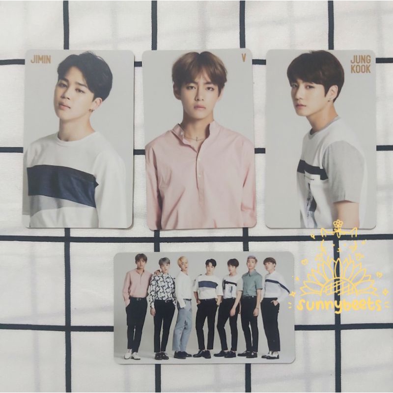 [READY STOCK] Photocard PC Album Jepang Japan BTS Youth Taehyung Tae V Group OT7