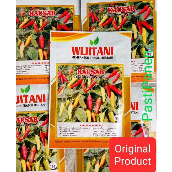 Benih cabe rawit unggul KAUSAR, KALIBER, TARING 24 ***bisa COD***jaminan asli kemasan 10 gram origin