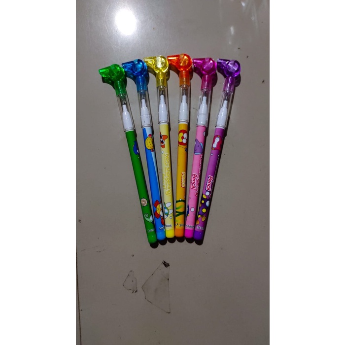 

Pensil susun lantu kepala priwit warna warni satuan SELH