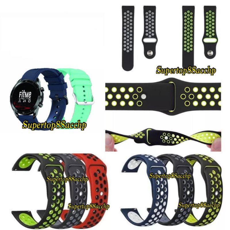 Tali Jam Strap Vyatta Fitme Champ / Fitme Soul Gen 1 / Fitme Spectre Gen 1 - Nike Rubber Silikon Sporty