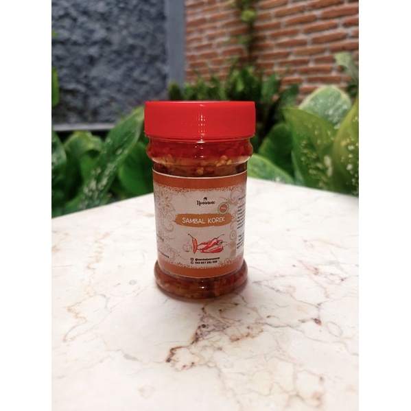 

Saus Cabai & Sambal Korek, Sambal Teri Madura Botol 150 Gram