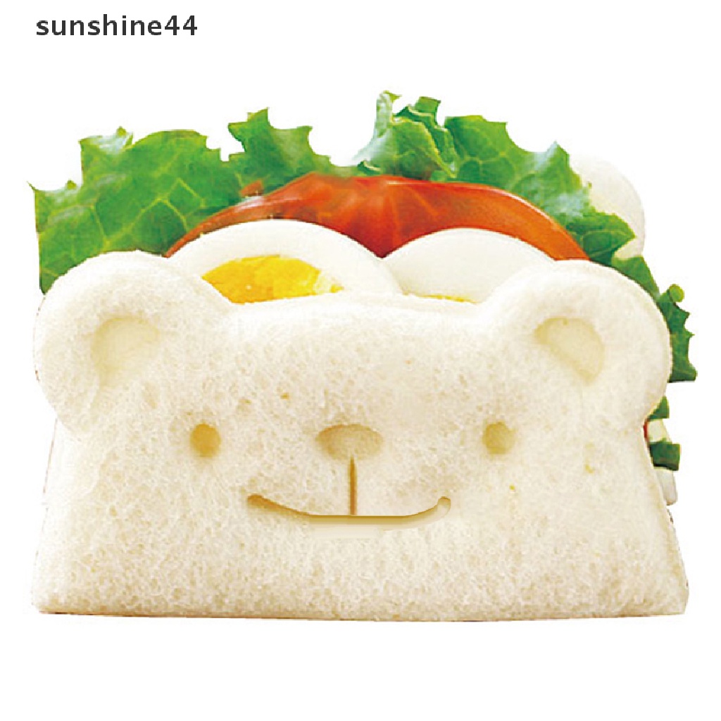 Sunshine Cetakan Pemotong Roti / Kue / Biskuit / Sandwich Bentuk panda Untuk Anak