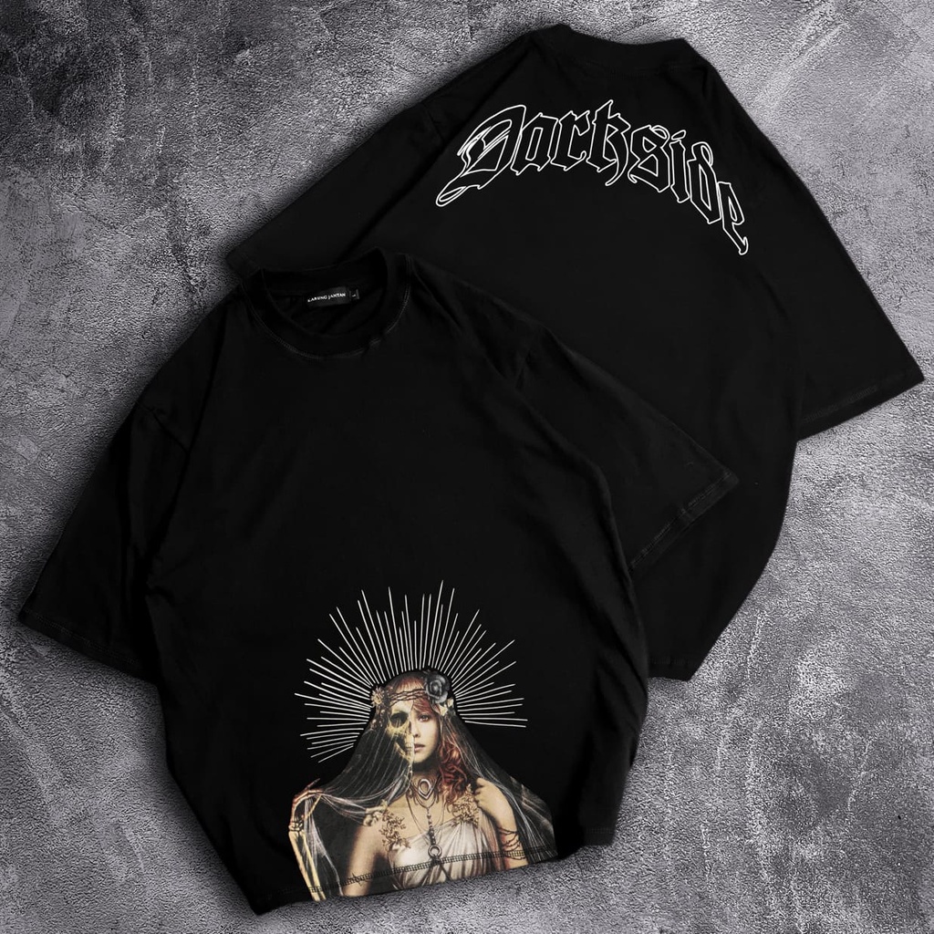 [Oversize] BAJU KAOS OVERSIZE / OVERSIZE T-SHIRT "Cewek tengkorak"